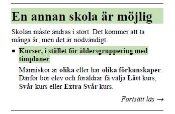 Kort framsida